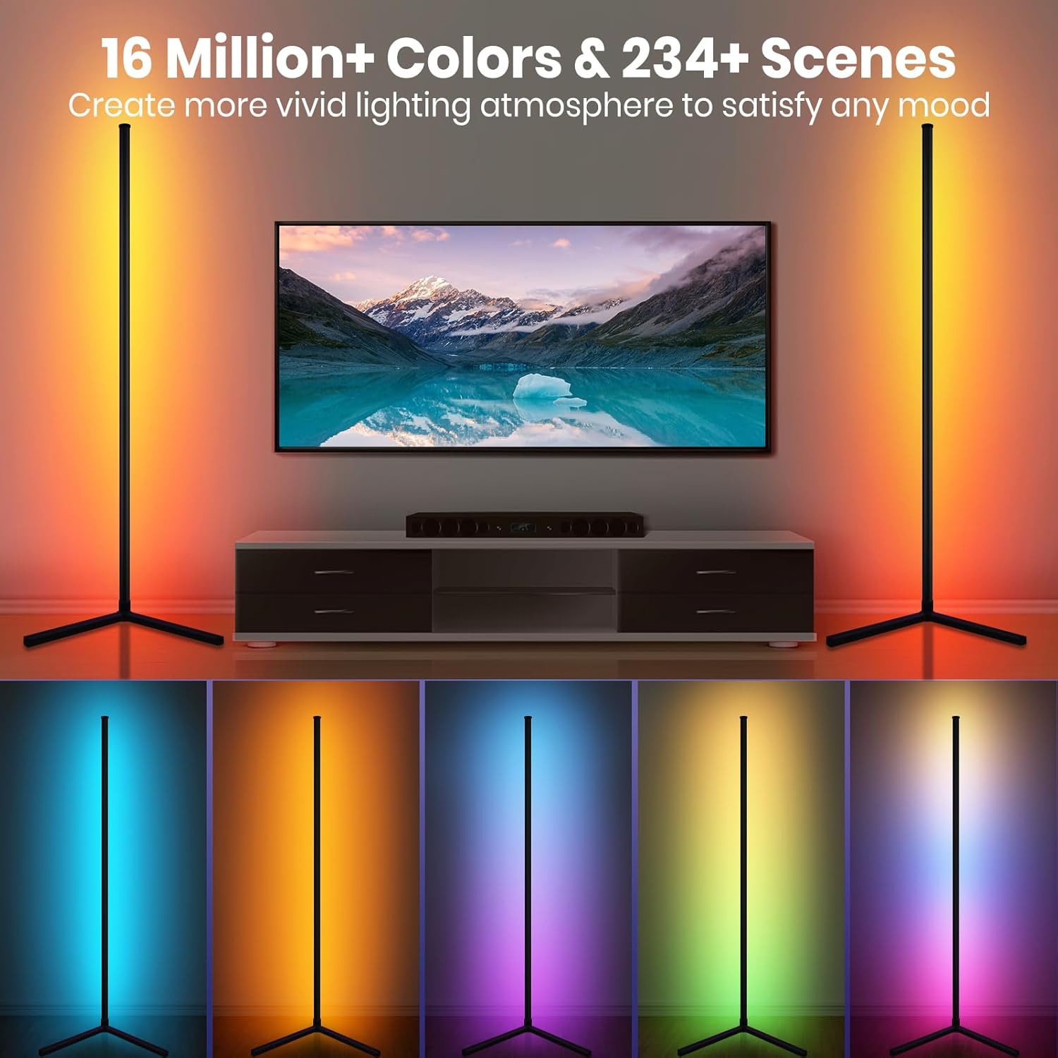 Smart Galaxy Accent Lamp – Modern LED Corner Floor Lamp
