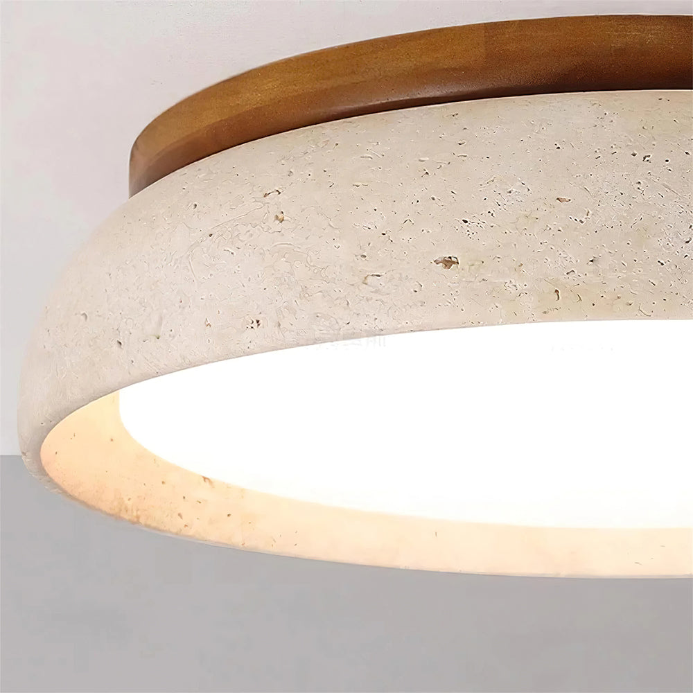 Minimalist Scandinavian LED Ceiling Light | Modern Flush Mount Lamp with Dimmable Light