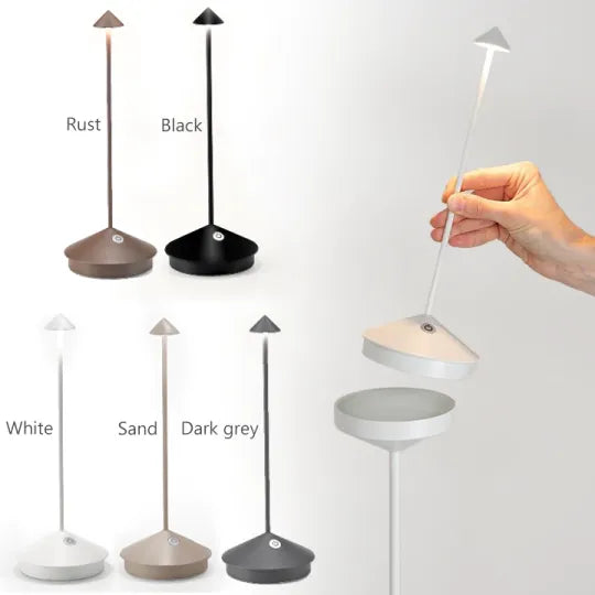Wireless LED Table Lamp - Portable Desk & Dinner Light