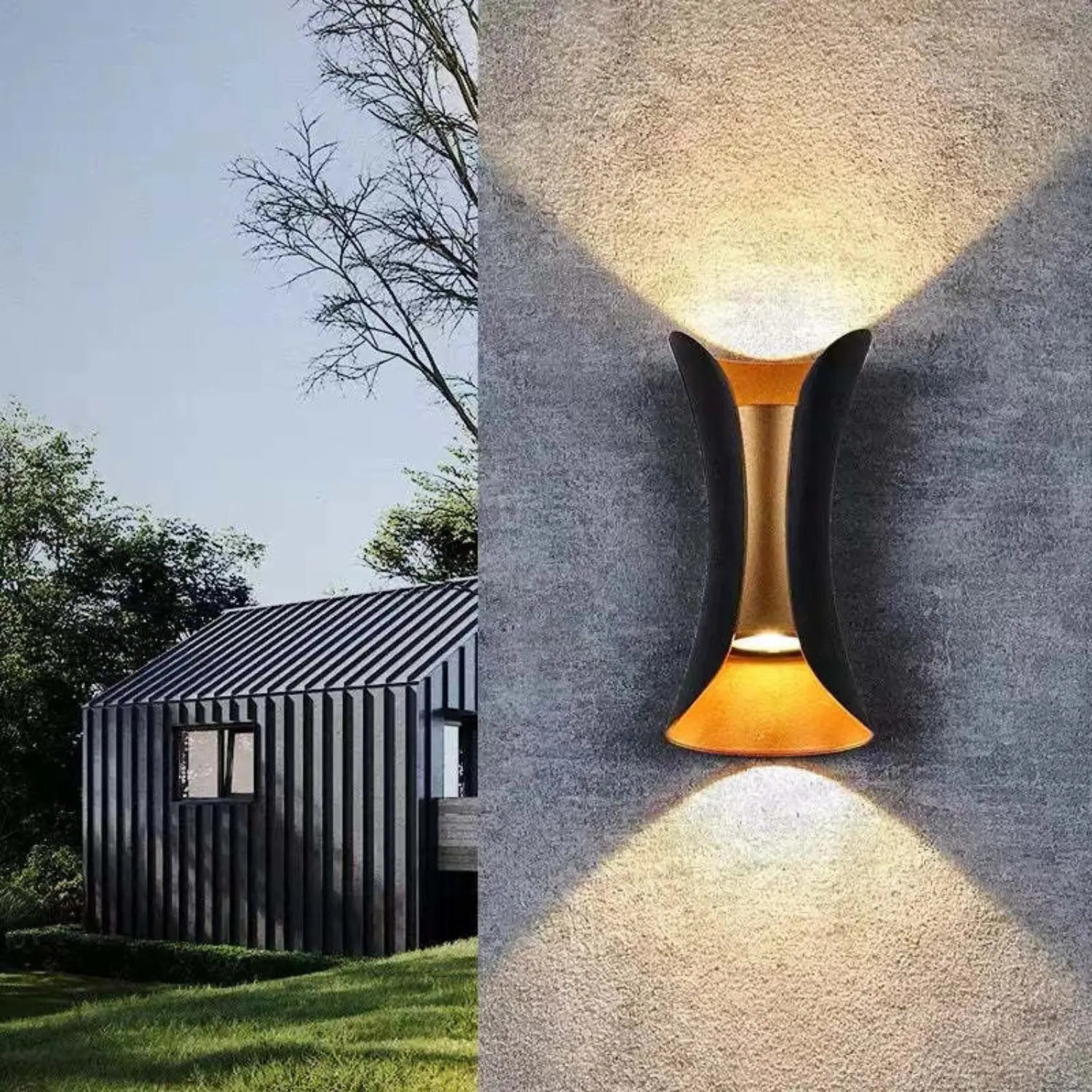 ClimaGlow – Waterproof Outdoor Wall Light with LED