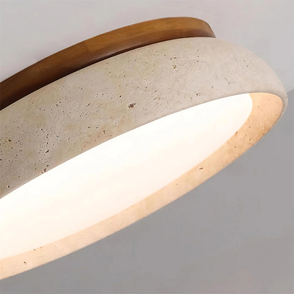 Minimalist Scandinavian LED Ceiling Light | Modern Flush Mount Lamp with Dimmable Light