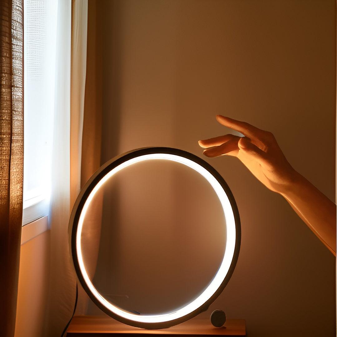 HaloLite – Touch-Control LED Table Lamp with USB Charging