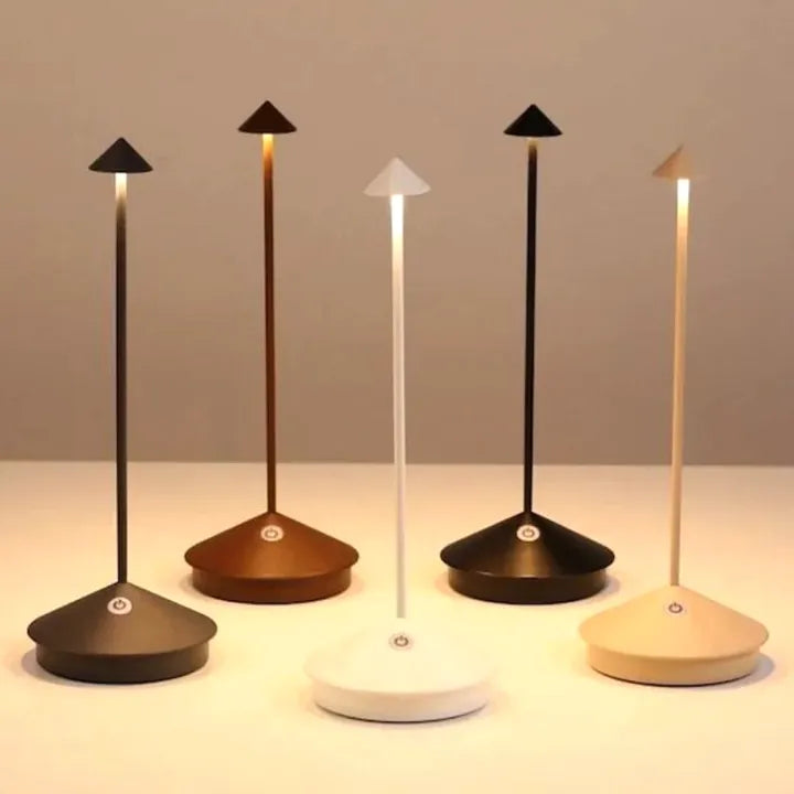 Wireless LED Table Lamp - Portable Desk & Dinner Light