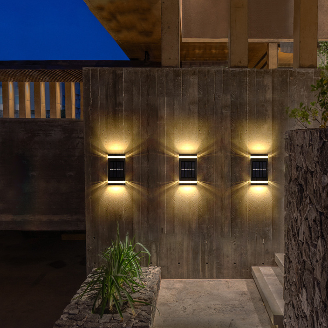 HeliaBloom – Solar Wall Light for Gardens, Fences and Outdoor Walls