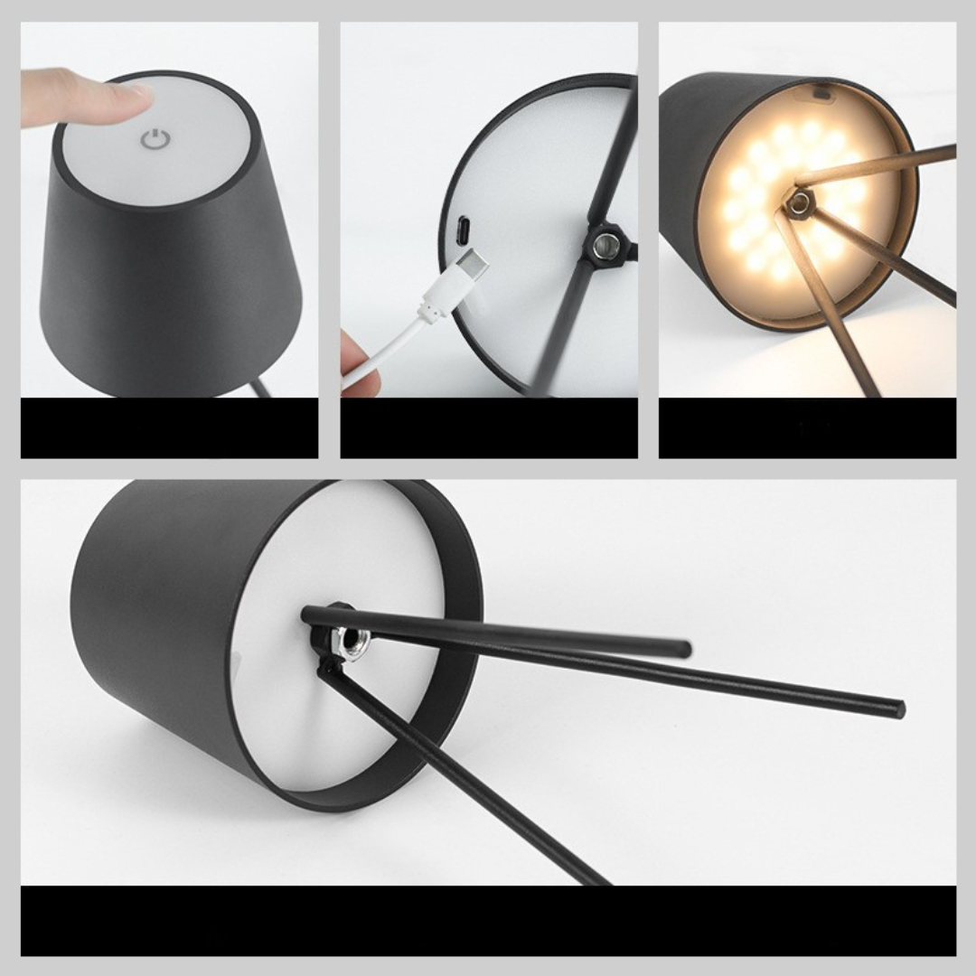 Triolight – Wireless Tripod LED Table Lamp with Touch Control