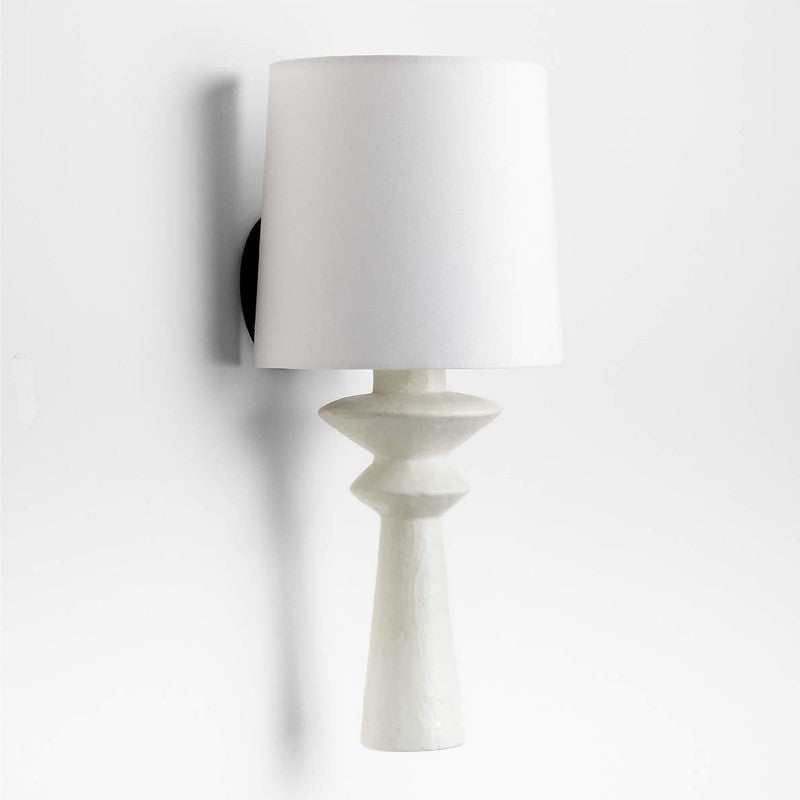 LumiWeave – Wall Light in Resin and Fabric for Warm, Decorative Ambience