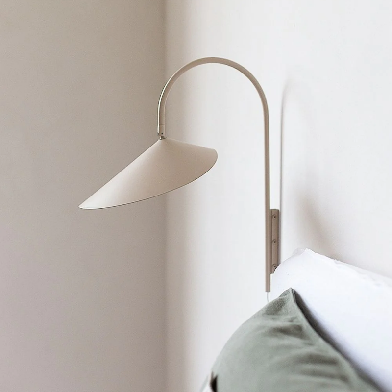 Modern Iron Petal Style Wall Sconce - Semi-Circle Up/Down Light