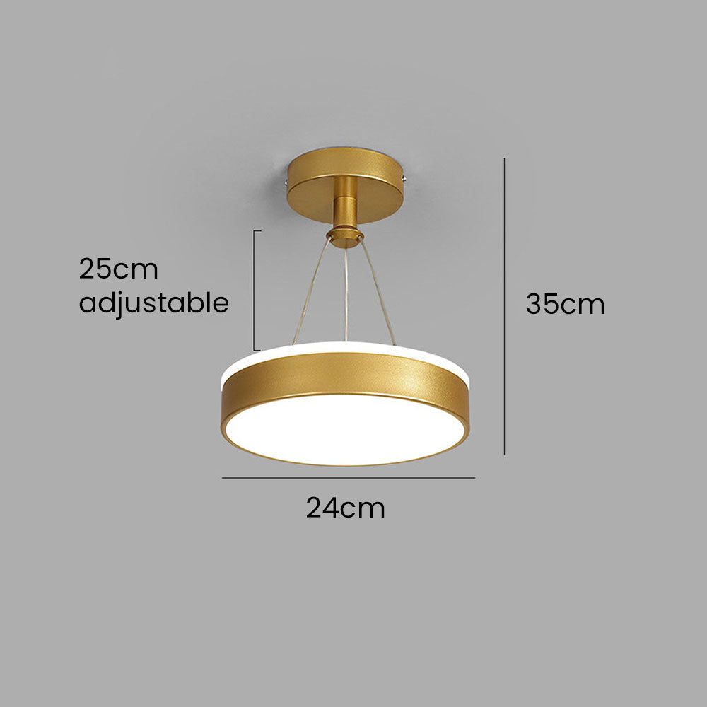 Modern LED Pendant Light Metal Single or Cluster