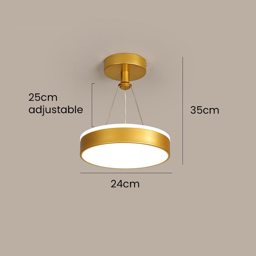 Modern LED Pendant Light Metal Single or Cluster