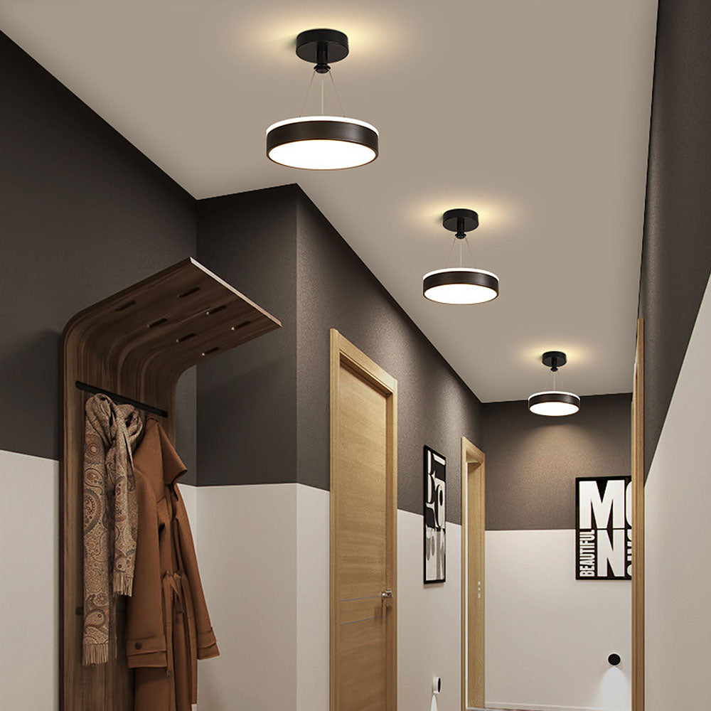 Modern LED Pendant Light Metal Single or Cluster