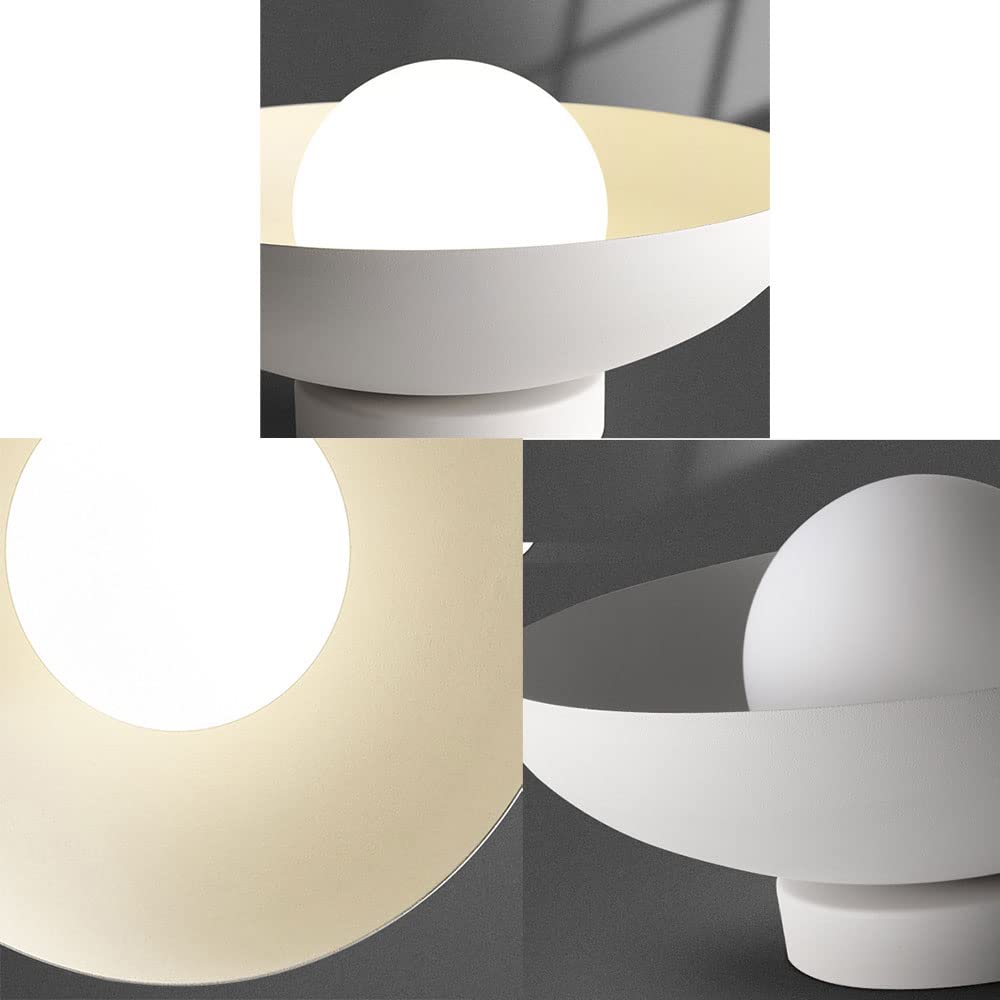Modern White Dome Flush Mount Ceiling Light Minimalist