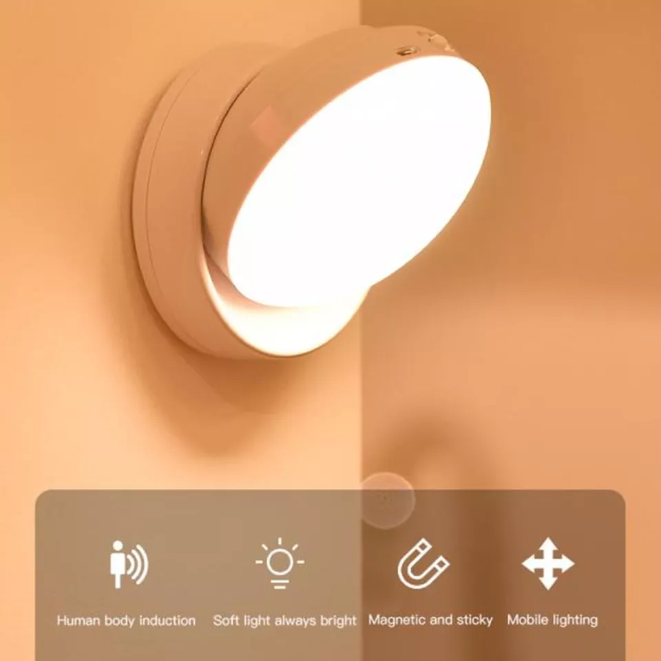 LED Motion Sensor Light Indoor Wireless Battery Operated