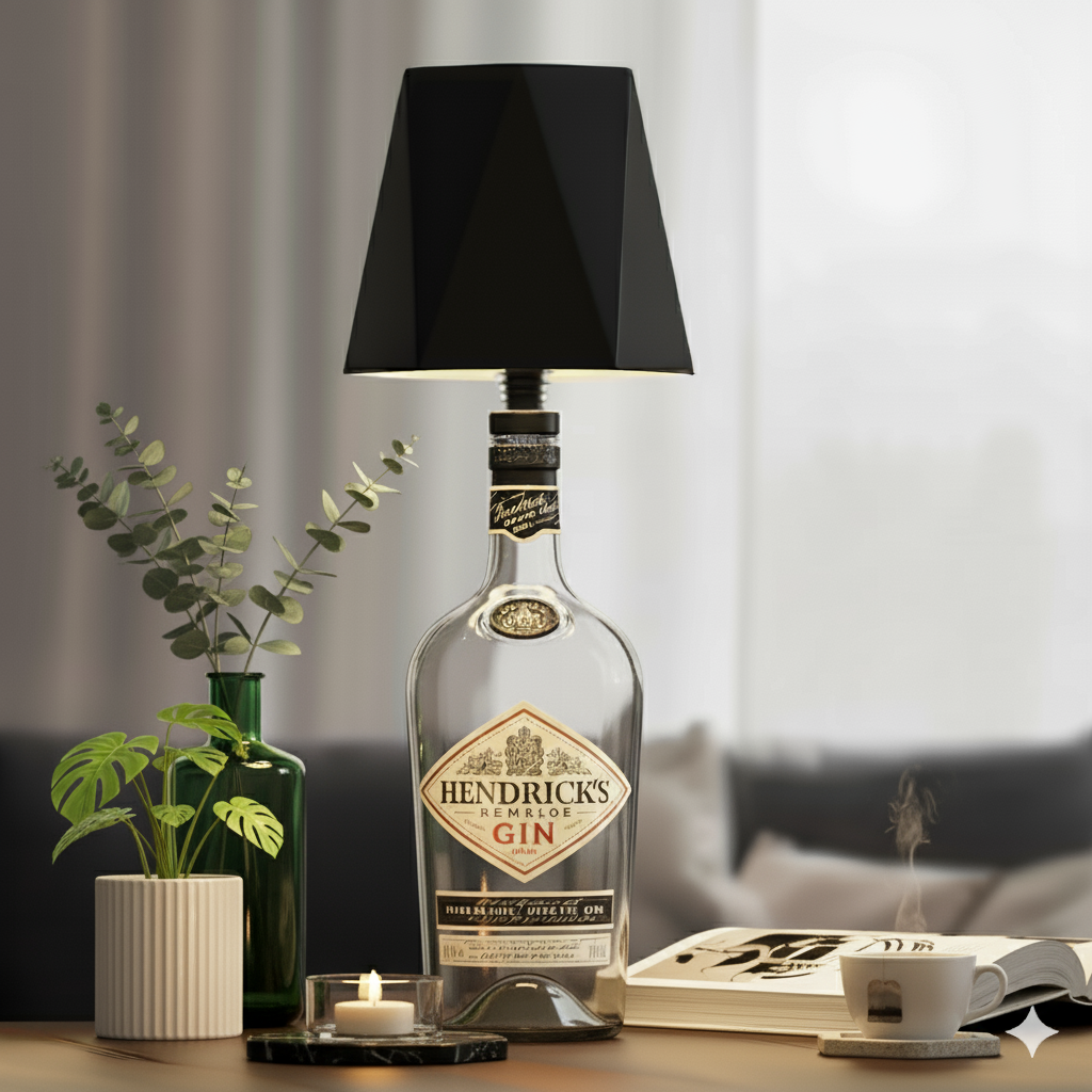 Wireless Bottle Lamp - Rechargeable LED Wine Bottle Light with Touch Control