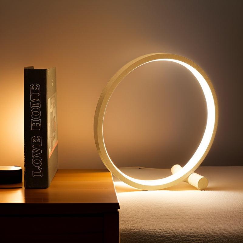 HaloLite – Touch-Control LED Table Lamp with USB Charging