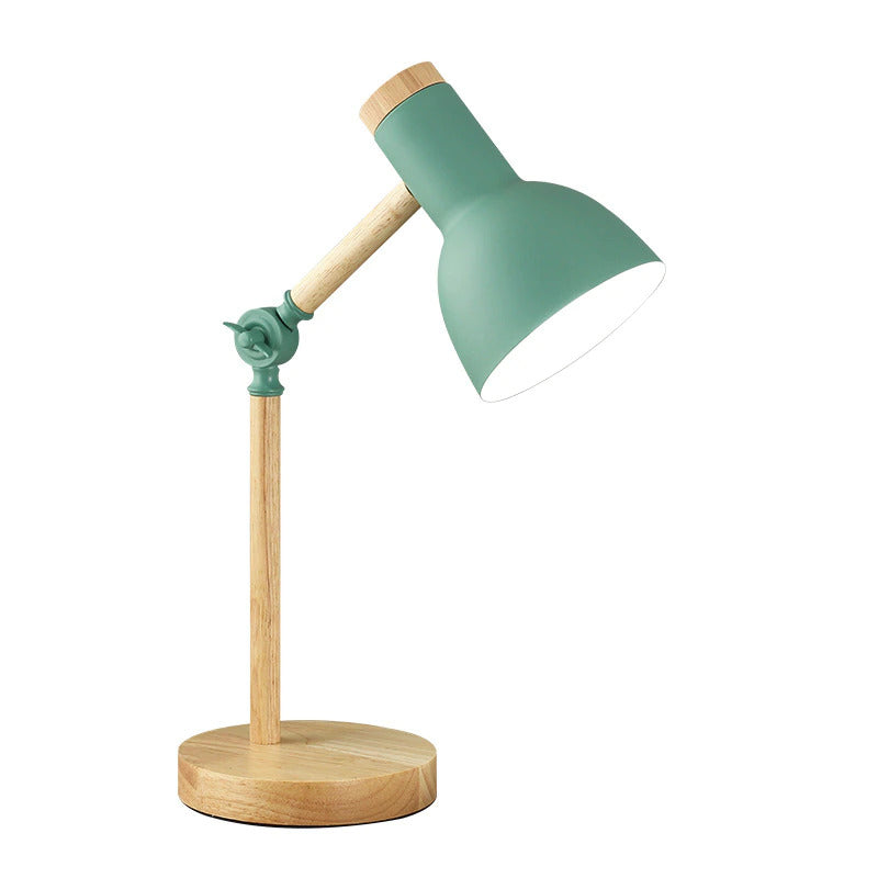 NordicGlow Scandinavian Wooden Desk Lamp | Modern LED Table Lamp