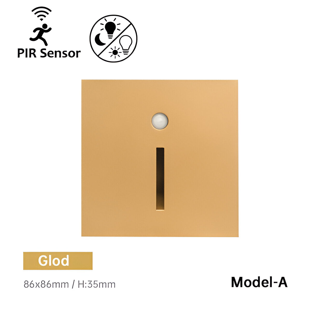 Taavita Wall Light - Recessed Motion Sensor Stair Wall Lighting for Safety and Elegance
