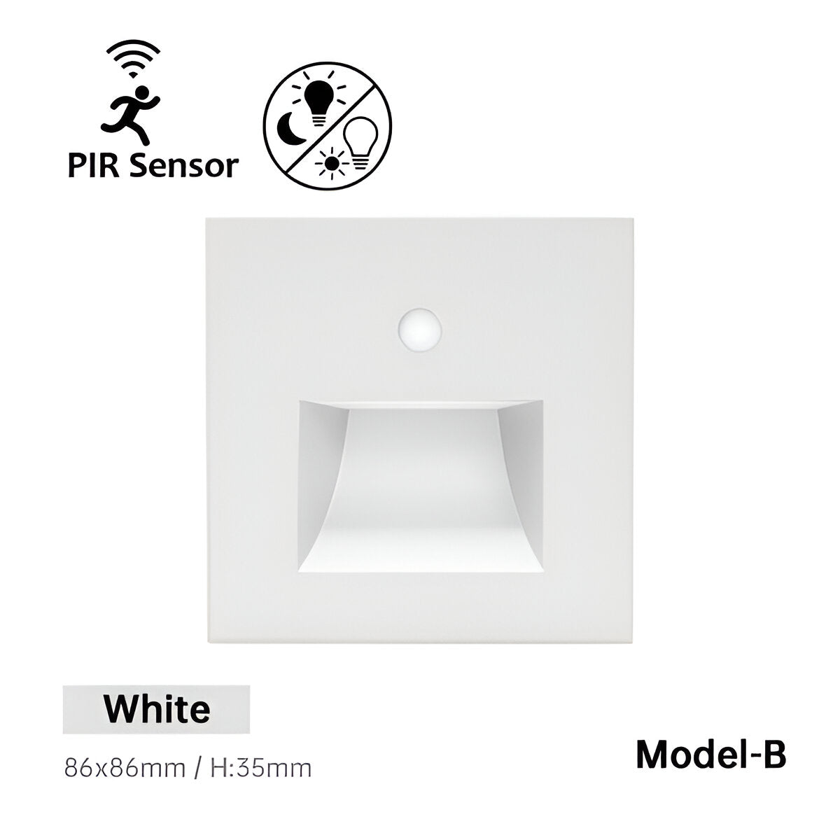 Taavita Wall Light - Recessed Motion Sensor Stair Wall Lighting for Safety and Elegance