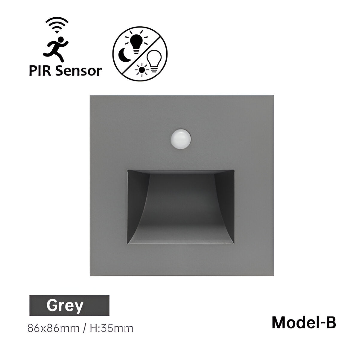 Taavita Wall Light - Recessed Motion Sensor Stair Wall Lighting for Safety and Elegance