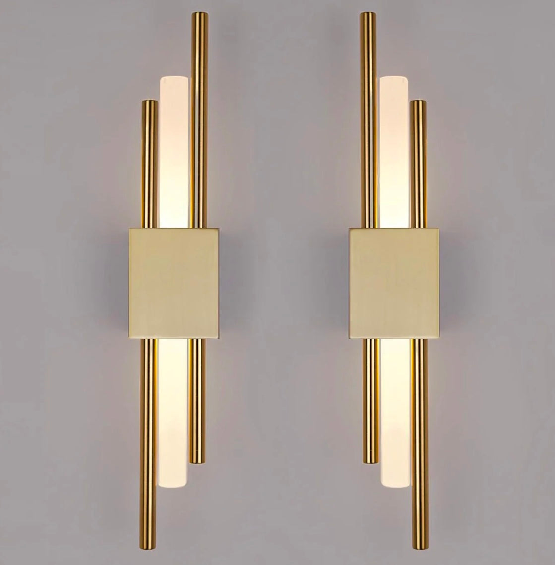 Celestial Modern LED Wall Light | Gold Up-Down Sconce | Designer Hallway Lamp