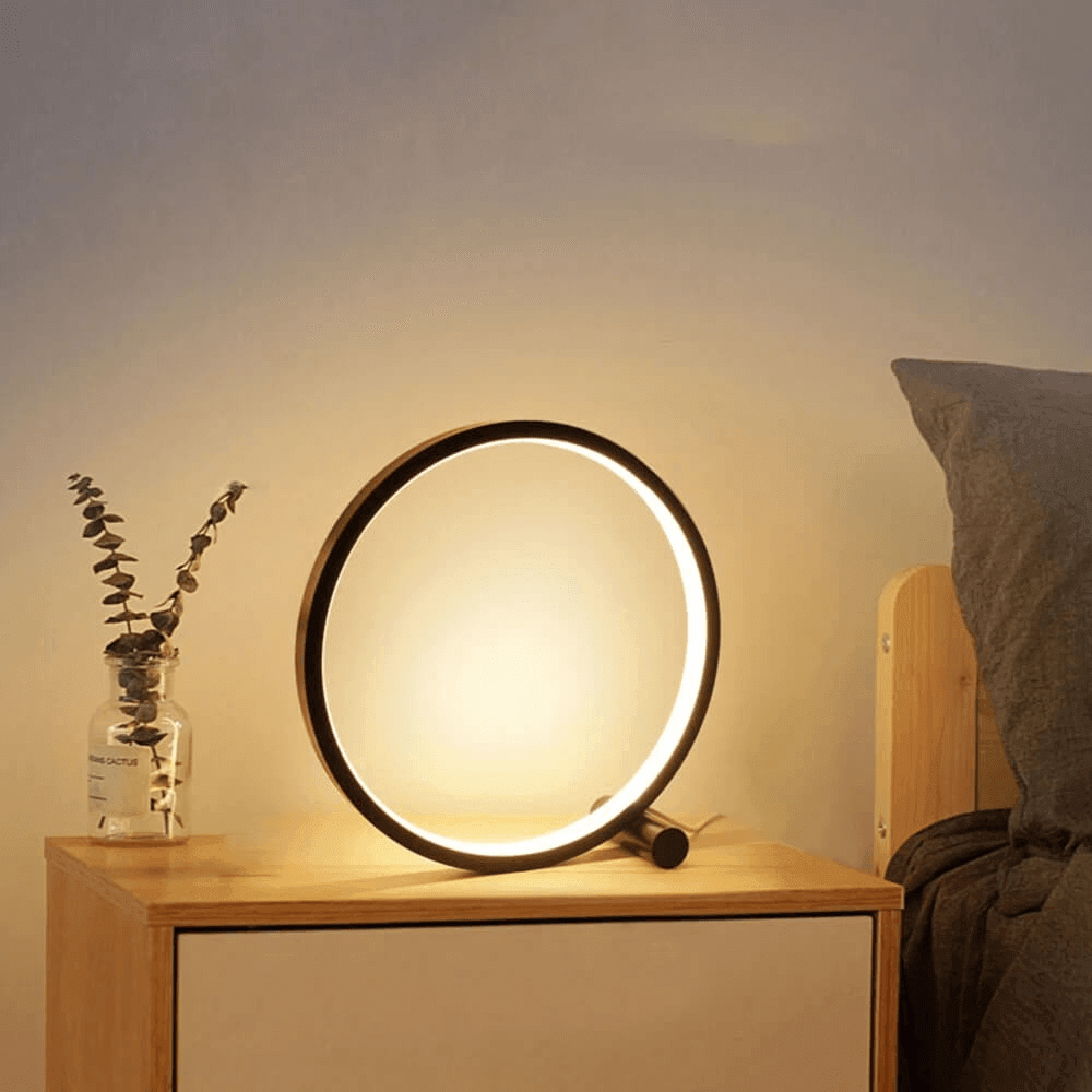 HaloLite – Touch-Control LED Table Lamp with USB Charging