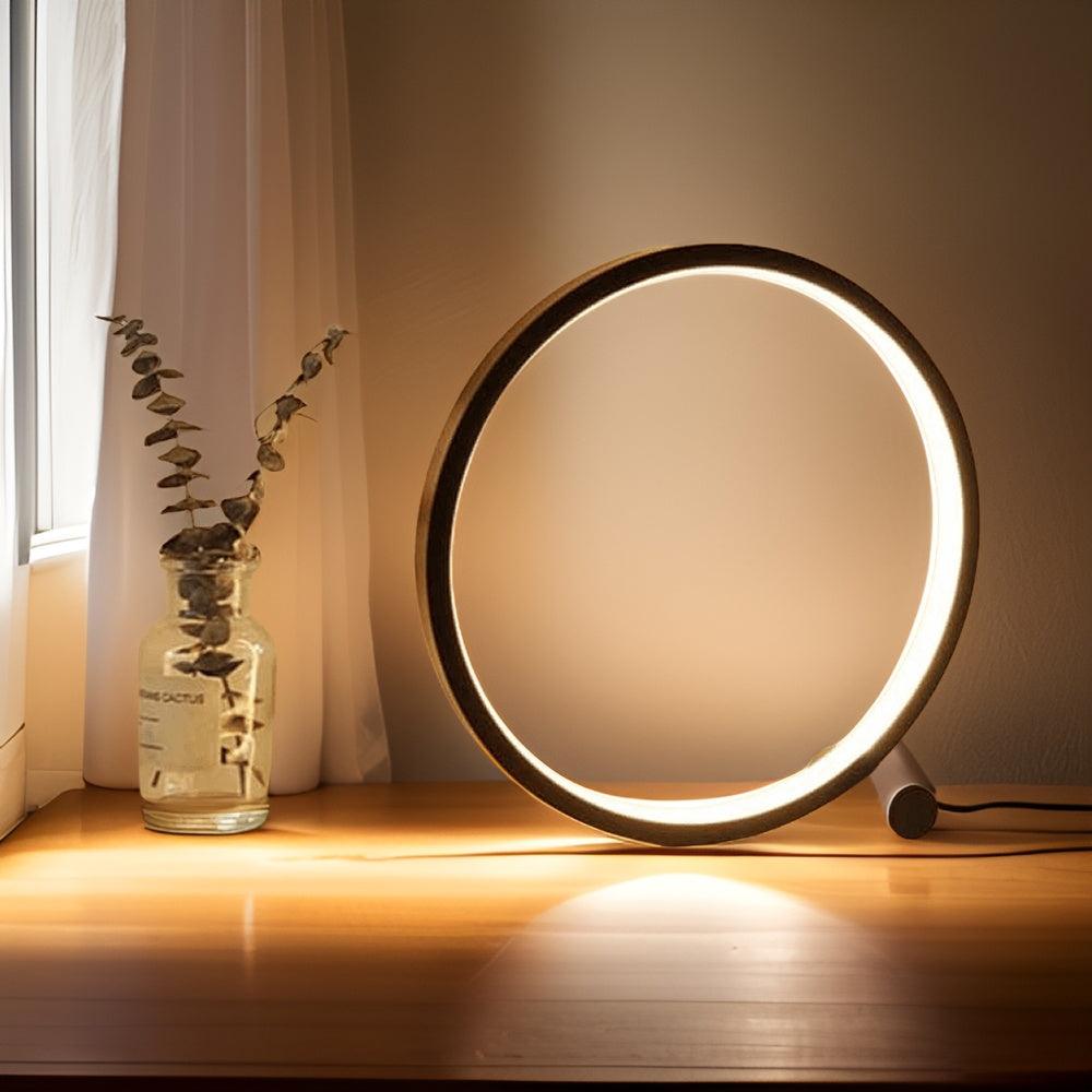 HaloLite – Touch-Control LED Table Lamp with USB Charging