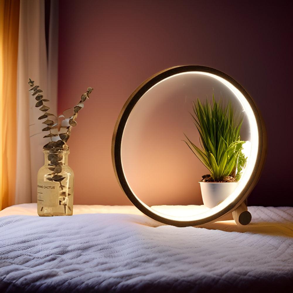 HaloLite – Touch-Control LED Table Lamp with USB Charging