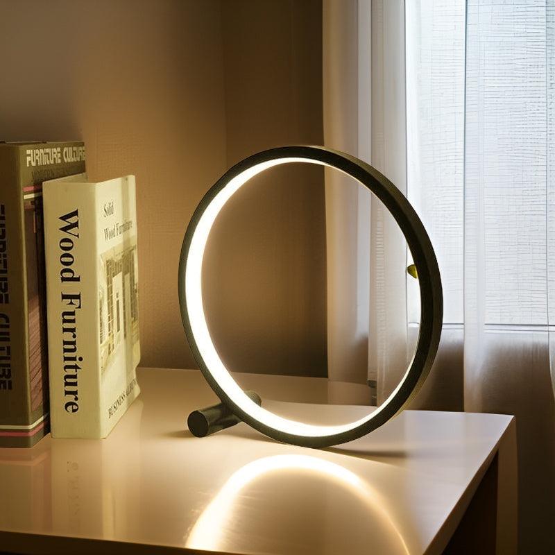 HaloLite – Touch-Control LED Table Lamp with USB Charging