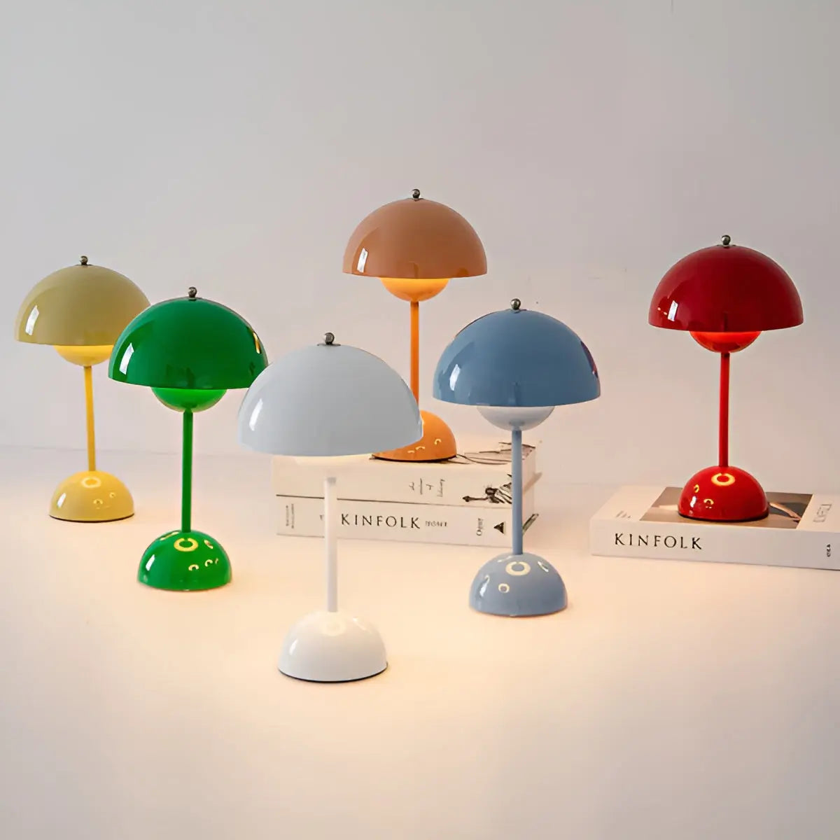 Nordic Dome Table Lamp - Scandinavian Mid-Century Modern Desk Light