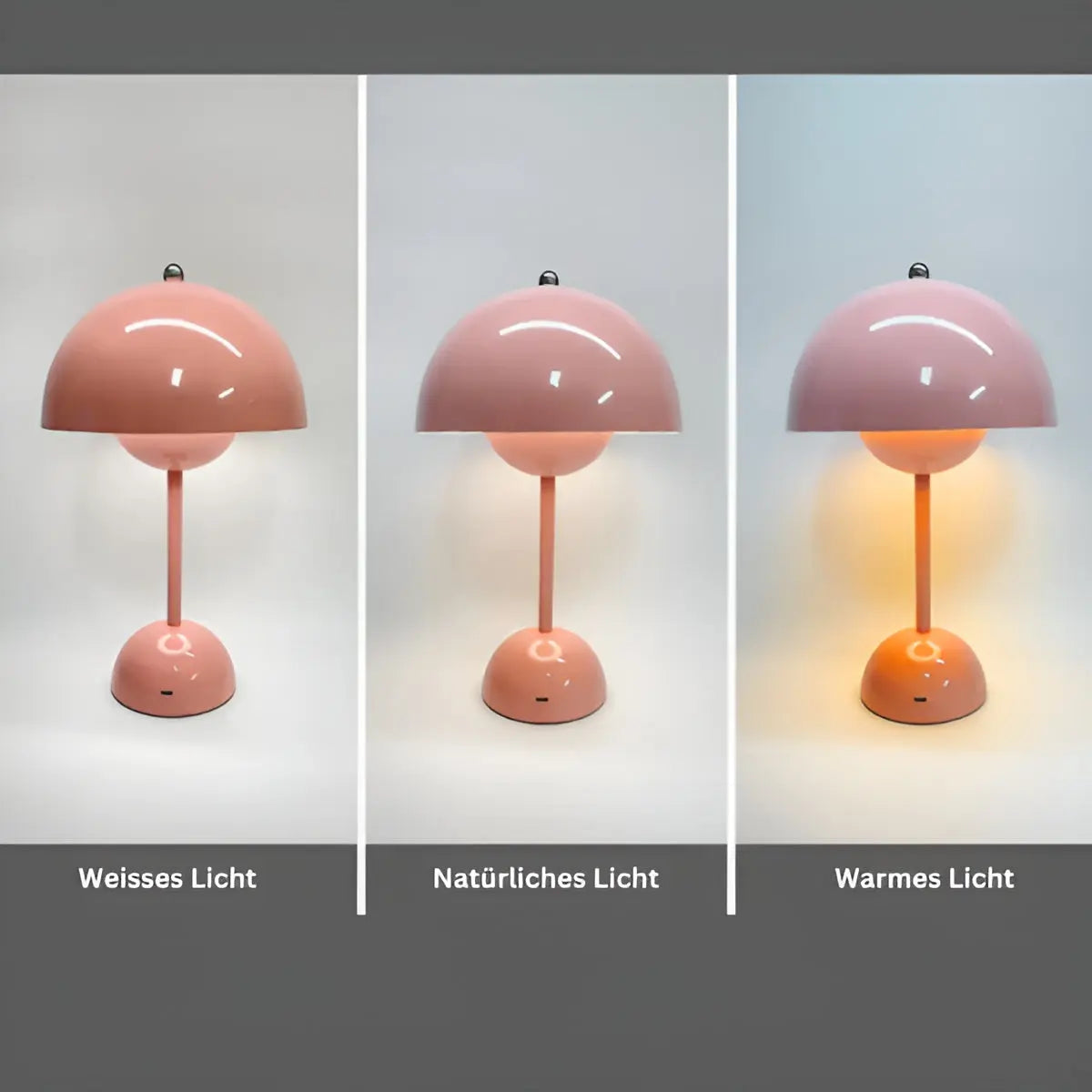 Nordic Dome Table Lamp - Scandinavian Mid-Century Modern Desk Light