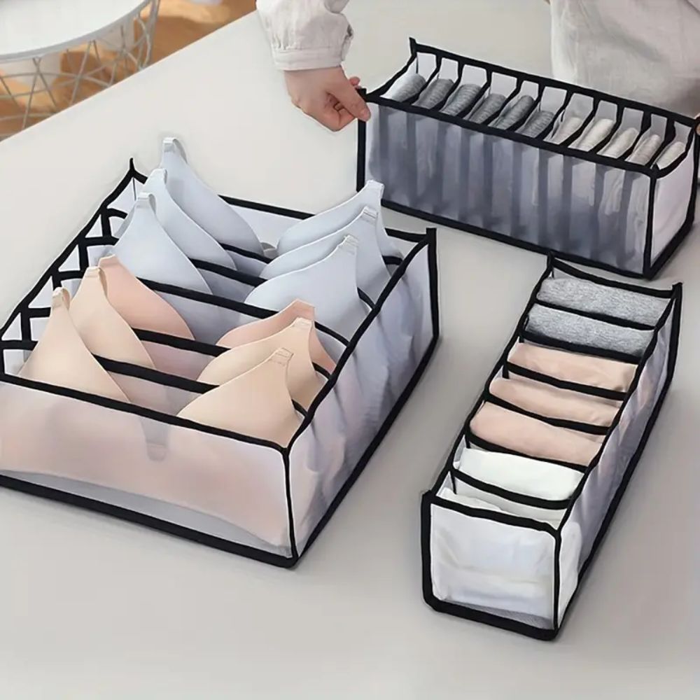 Drawer Clothes Organisers – Foldable Storage Boxes for Wardrobe & Closet