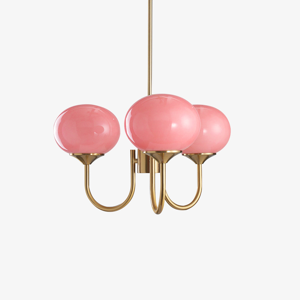 AuroraGlow - Marshmallow Chandelier