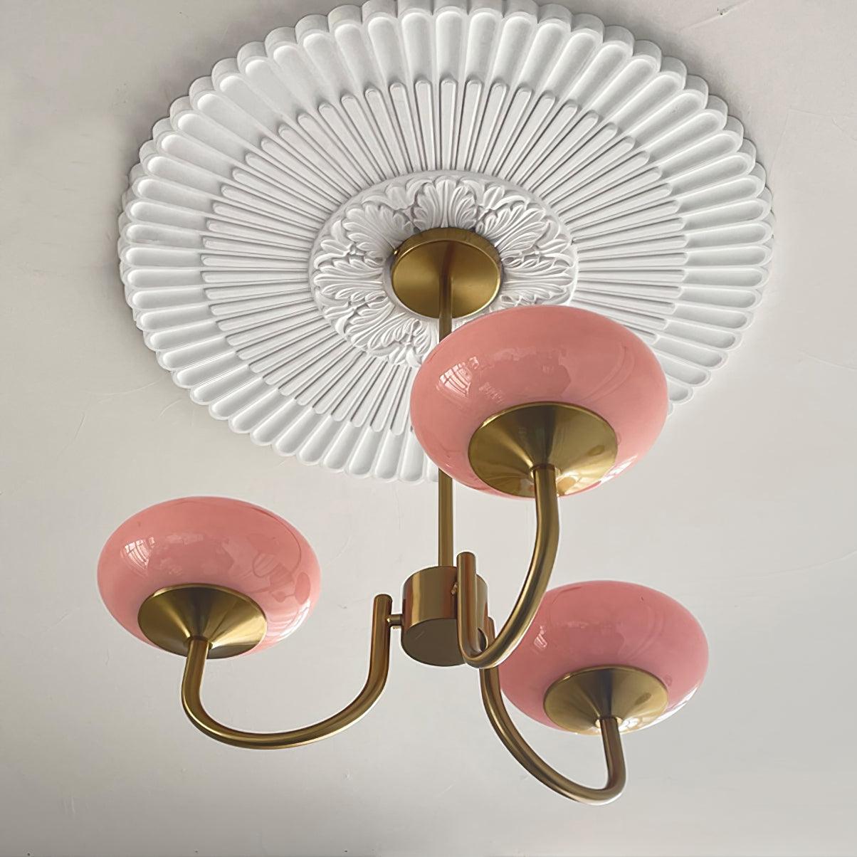 AuroraGlow - Marshmallow Chandelier