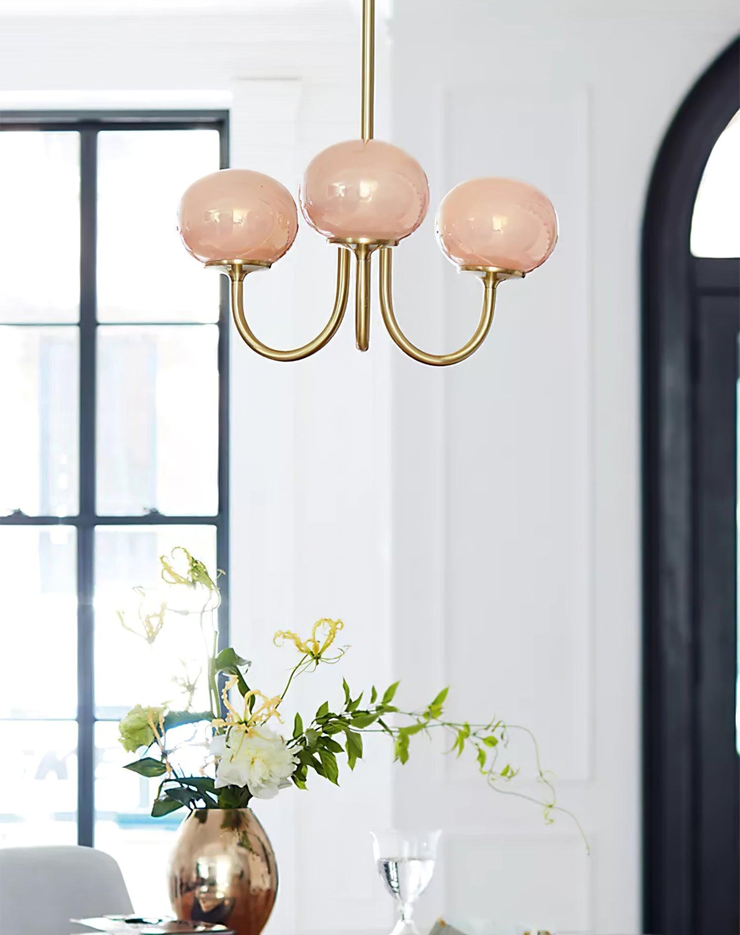 AuroraGlow - Marshmallow Chandelier