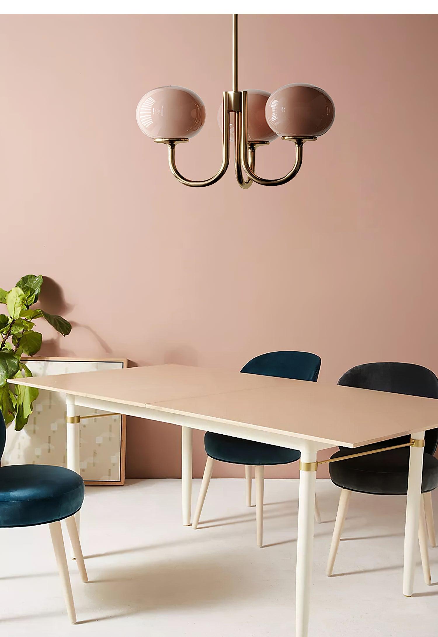 AuroraGlow - Marshmallow Chandelier