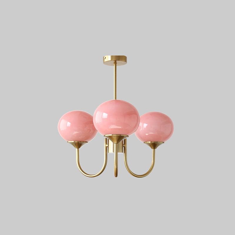 AuroraGlow - Marshmallow Chandelier