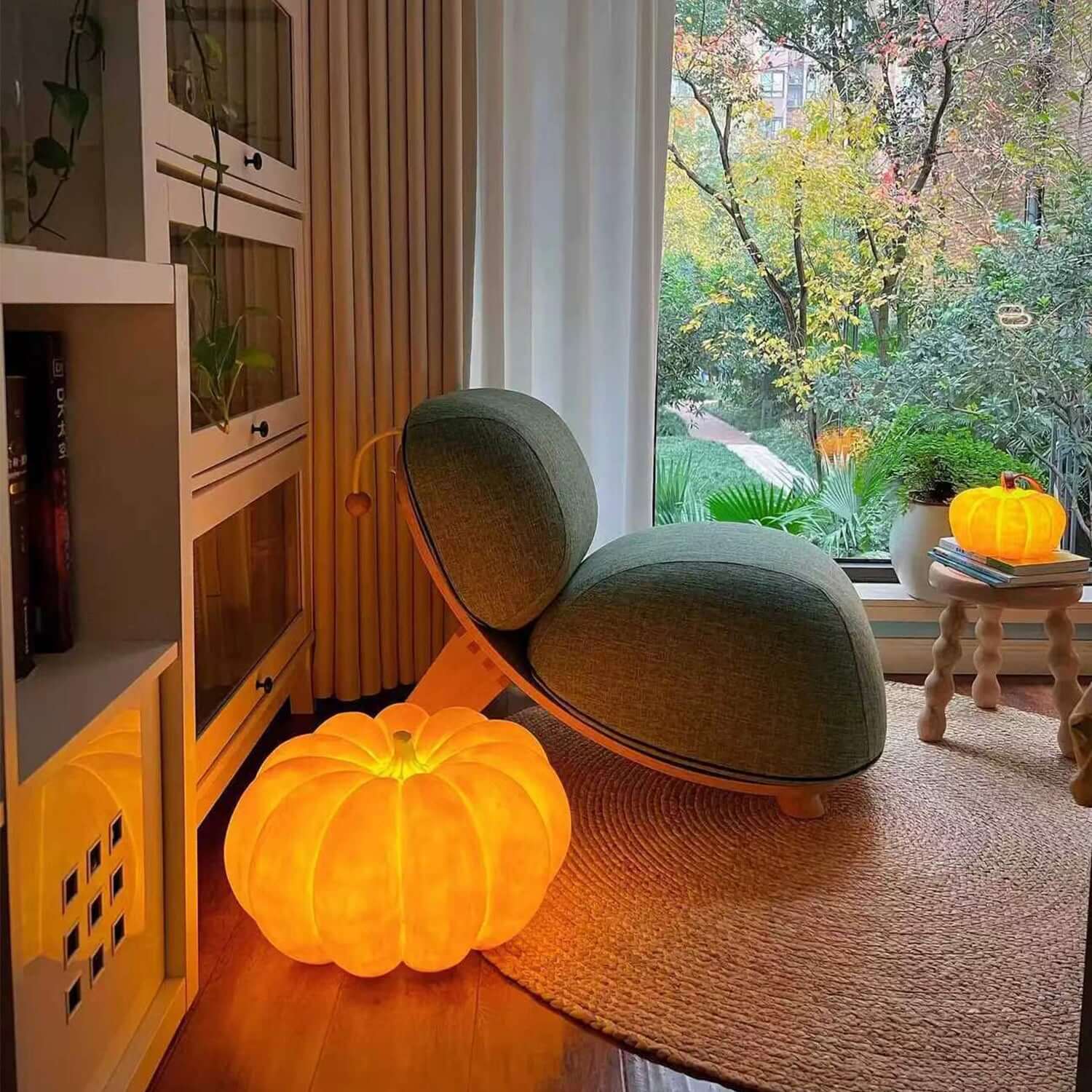 Masdio Pumpkin Lamp – LED Pumpkin Lantern Night Light for Home & Halloween