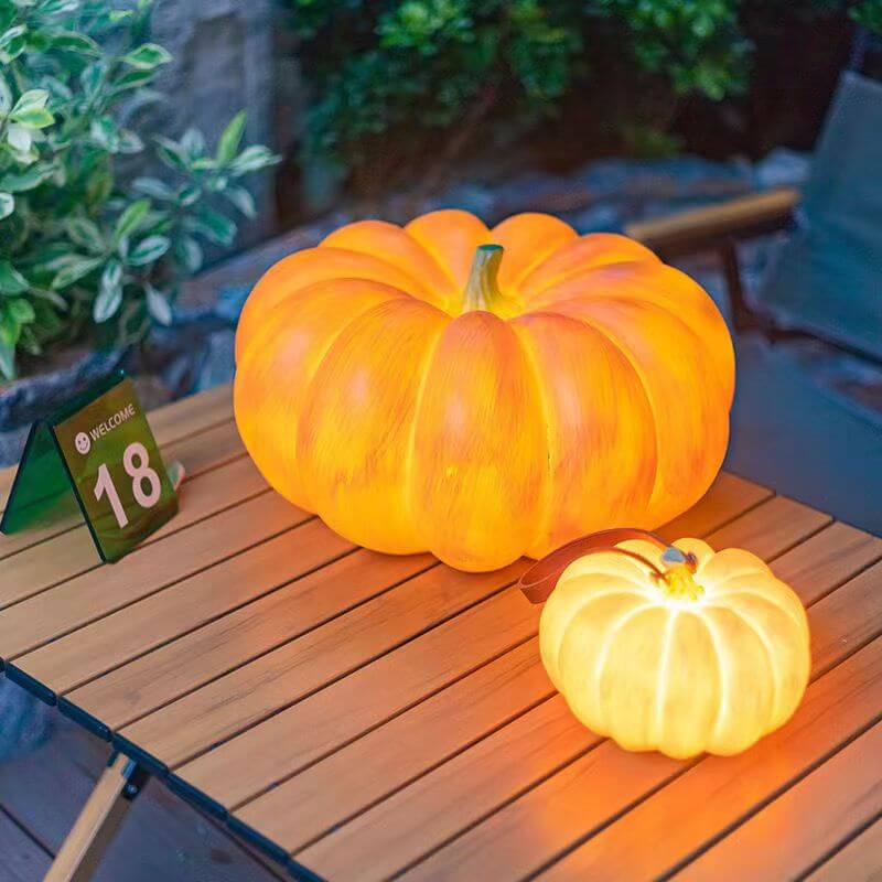 Masdio Pumpkin Lamp – LED Pumpkin Lantern Night Light for Home & Halloween