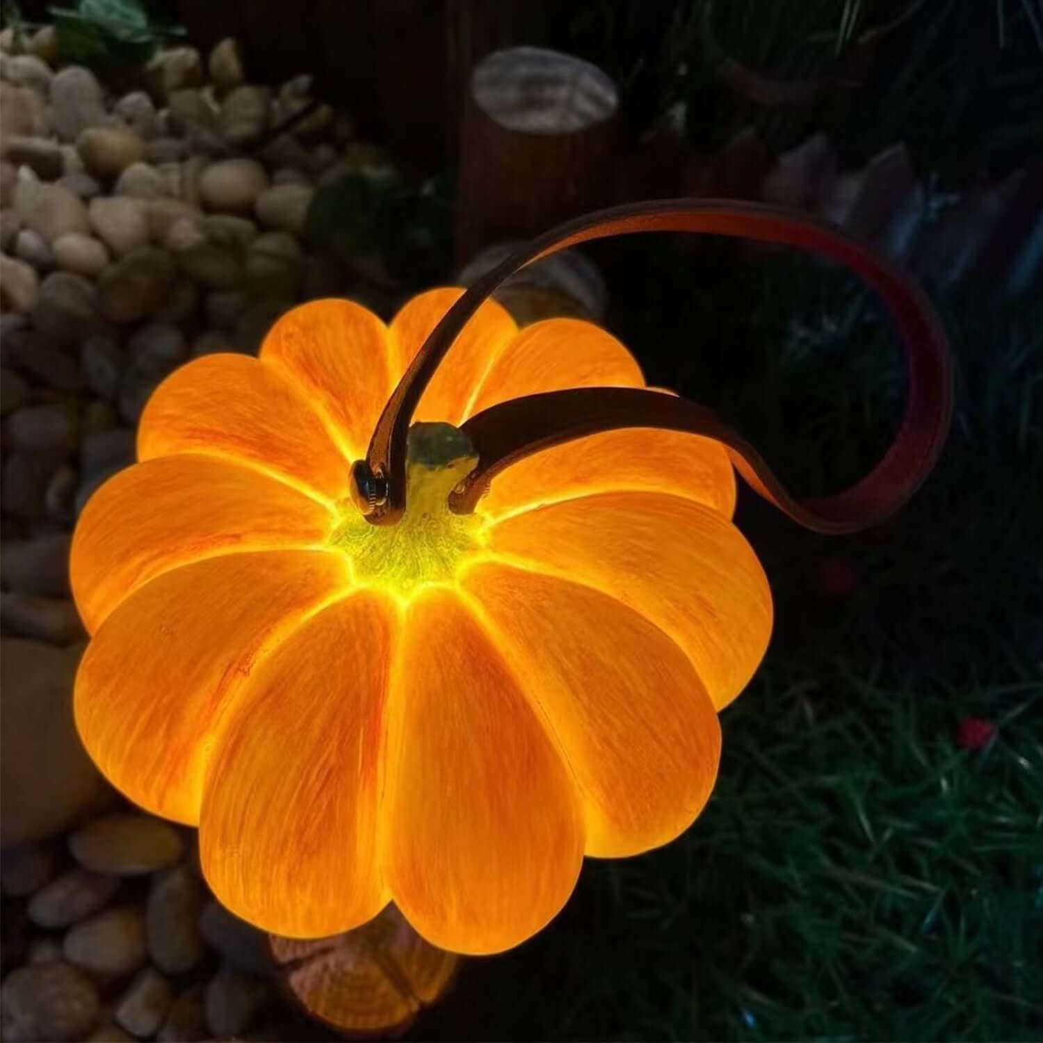 Masdio Pumpkin Lamp – LED Pumpkin Lantern Night Light for Home & Halloween