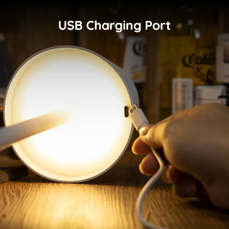 Modern Rechargeable LED Table Lamp – Wireless Cordless Design with Touch Control & Dimmable Light