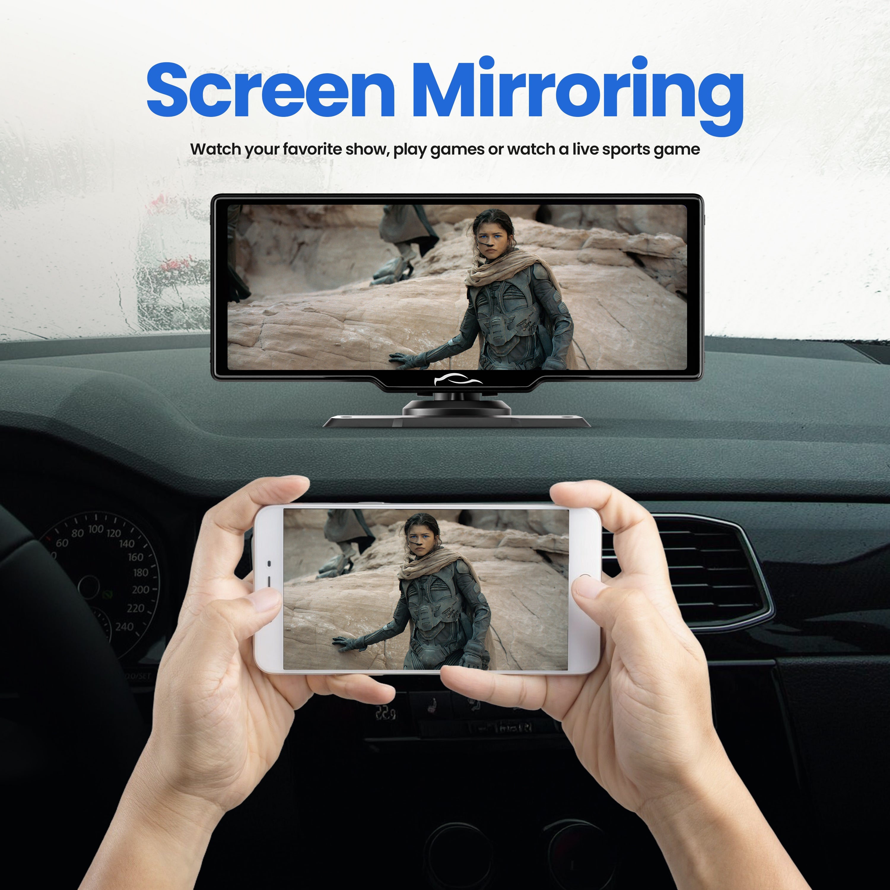 CarTablet Pro Max – Smart Car Display with Wireless Apple CarPlay & Android Auto