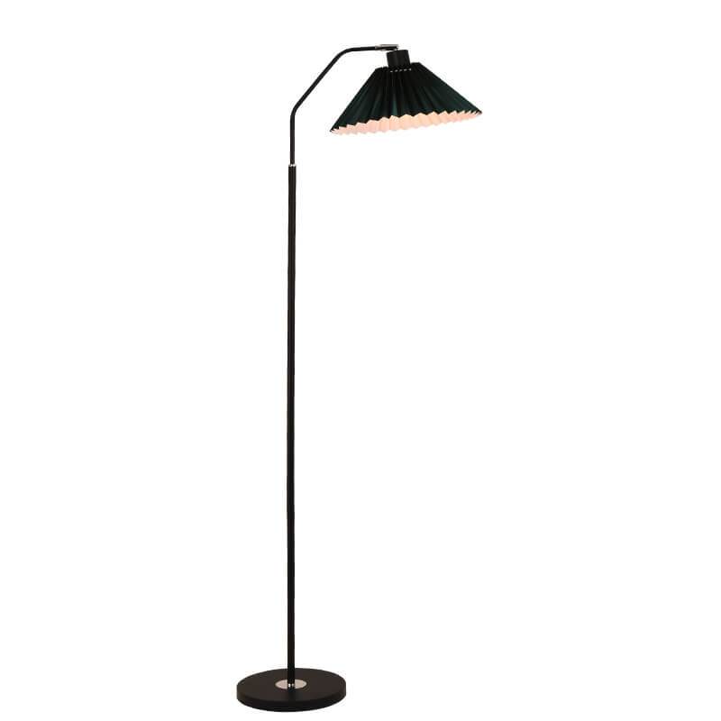 Modern Pleated Fabric Floor Lamp | Minimalist Standing Light for Bedroom & Living Room
