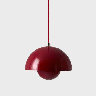 Nordic Macaron Dome Pendant Light - Modern Single Hanging Lamp for Kitchen Island