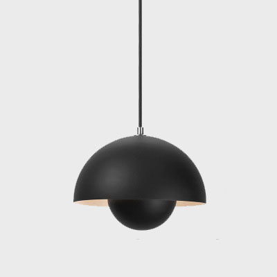 Nordic Macaron Dome Pendant Light - Modern Single Hanging Lamp for Kitchen Island