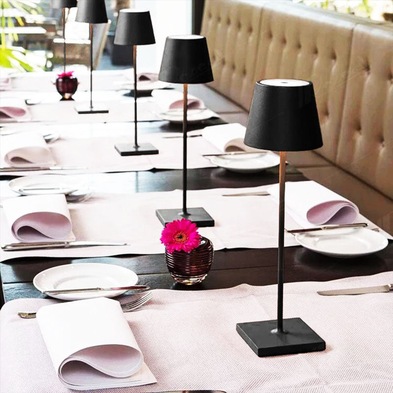Modern Rechargeable LED Table Lamp – Wireless Cordless Design with Touch Control & Dimmable Light