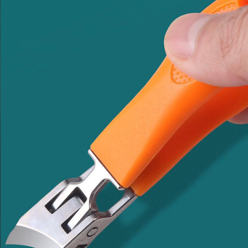 Powerful Nail Clippers for Thick Nails – Ergonomic Design with Anti-Splash Protection for Seniors