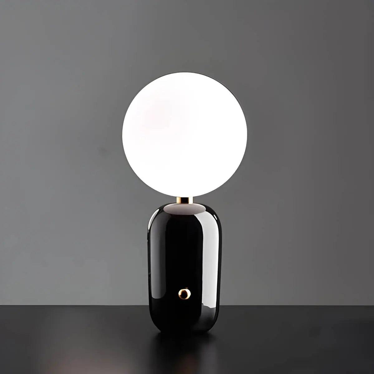 Velluto – Modern Table Lamp in Metal, Glass and Aluminium