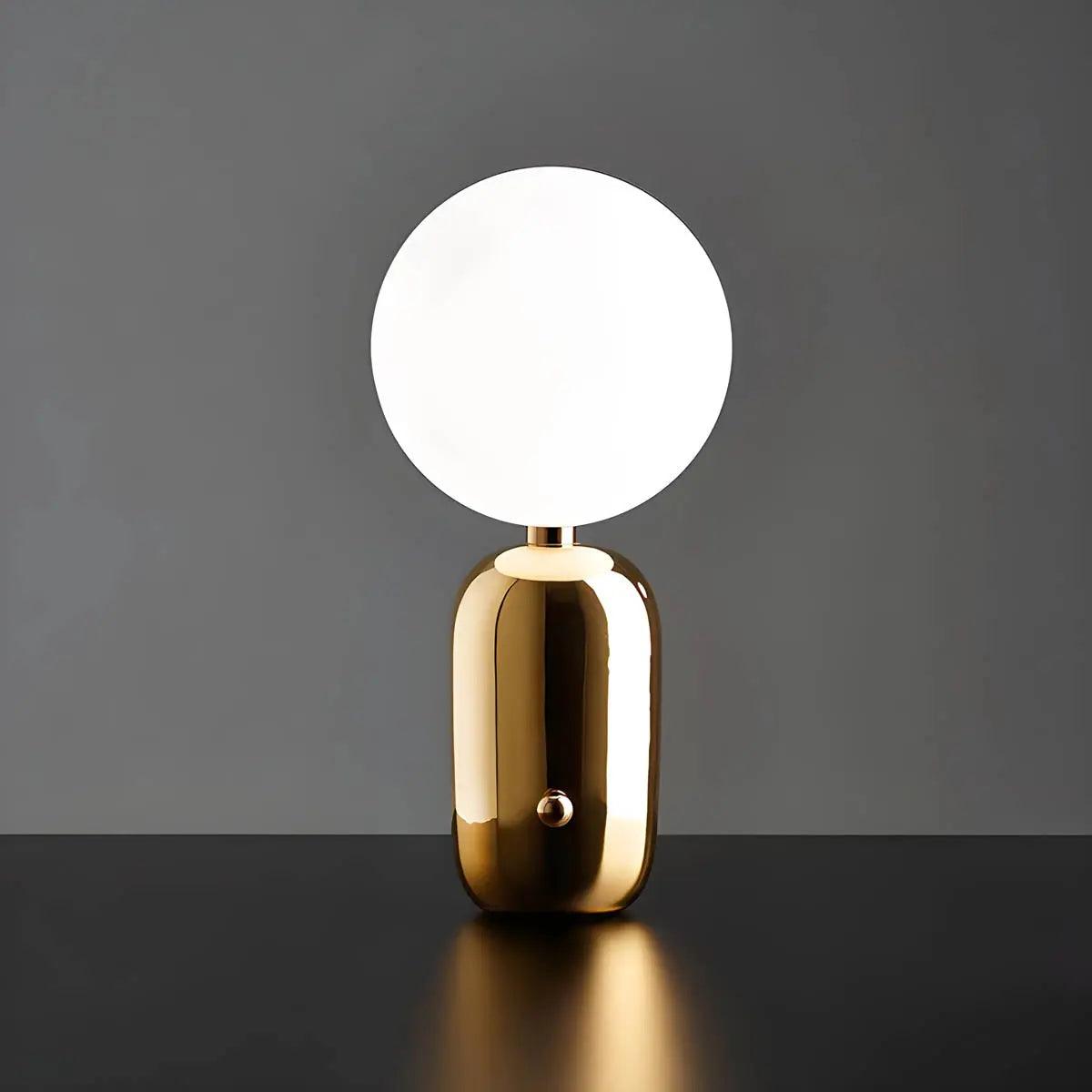 Velluto – Modern Table Lamp in Metal, Glass and Aluminium