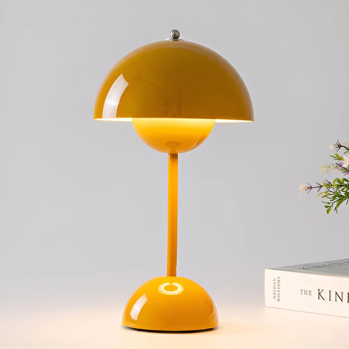 Nordic Dome Table Lamp - Scandinavian Mid-Century Modern Desk Light