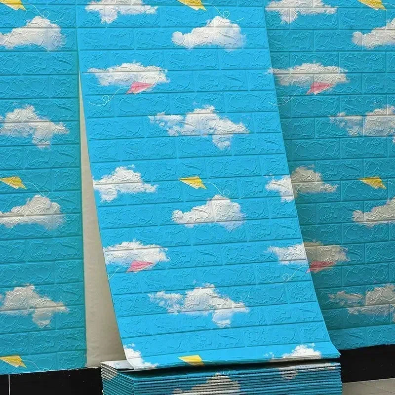 3D Brick Peel and Stick Wallpaper – Realistic Textured Wall Panels (DIY)