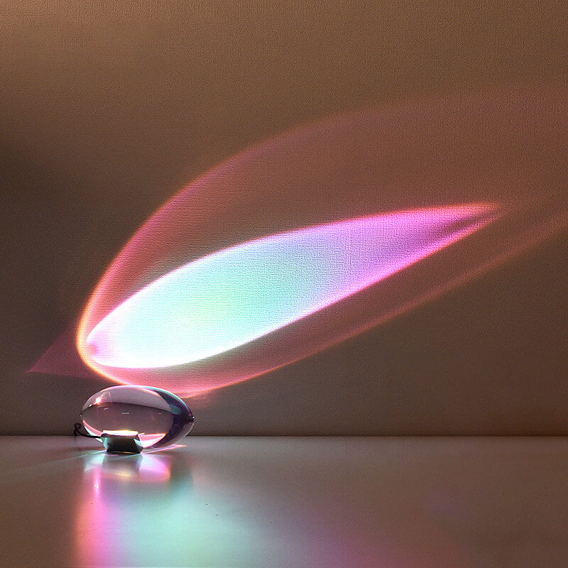 Crystal Projection Angel-Eye Table Lamp